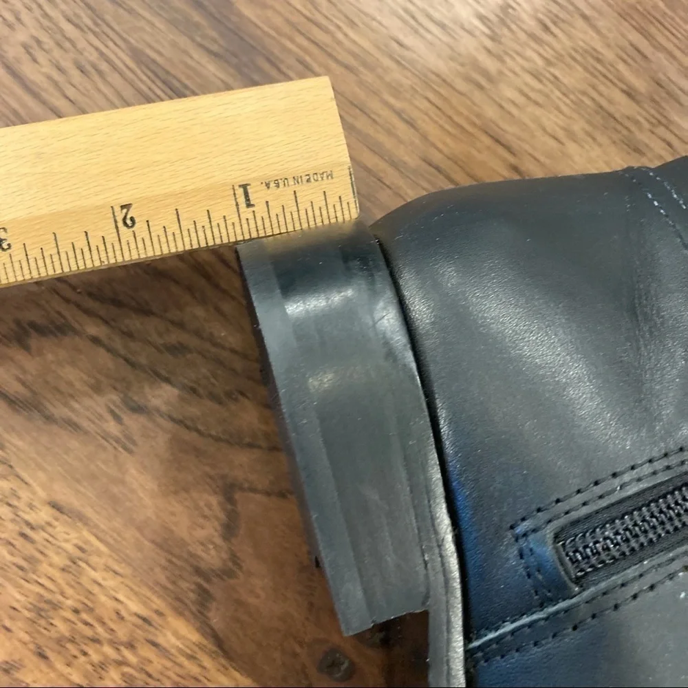New Antonio Melani sz 6 black brown riding boots